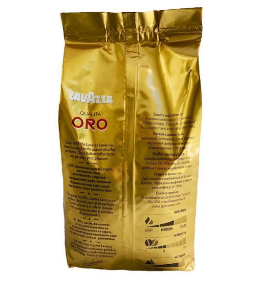 Комплект кава в зернах Lavazza Qualita Oro 1 кг + кава в зернах Lavazza Crema E Aroma 1 кг Натуральна кава 68 фото