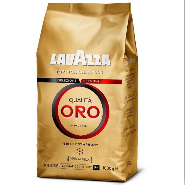 Комплект кава в зернах Lavazza Qualita Oro 1 кг + кава в зернах Lavazza Crema E Aroma 1 кг Натуральна кава 68 фото