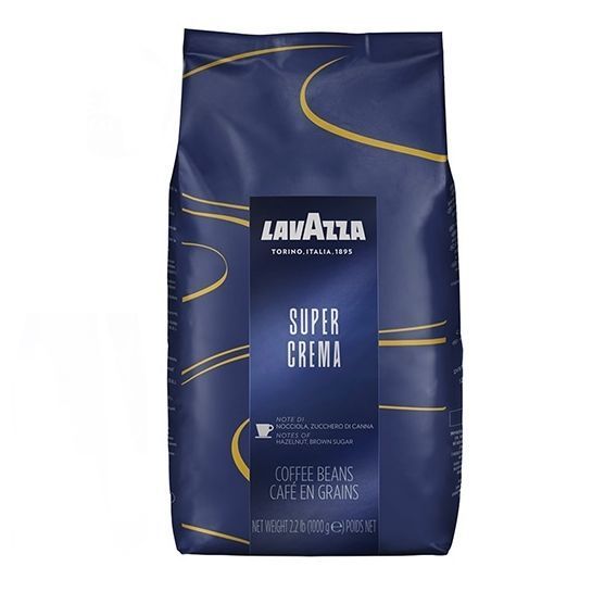 Комплект кава в зернах Lavazza Super Crema 1 кг + кава в зернах Lavazza Crema E Aroma 1 кг натуральна кава 70 фото