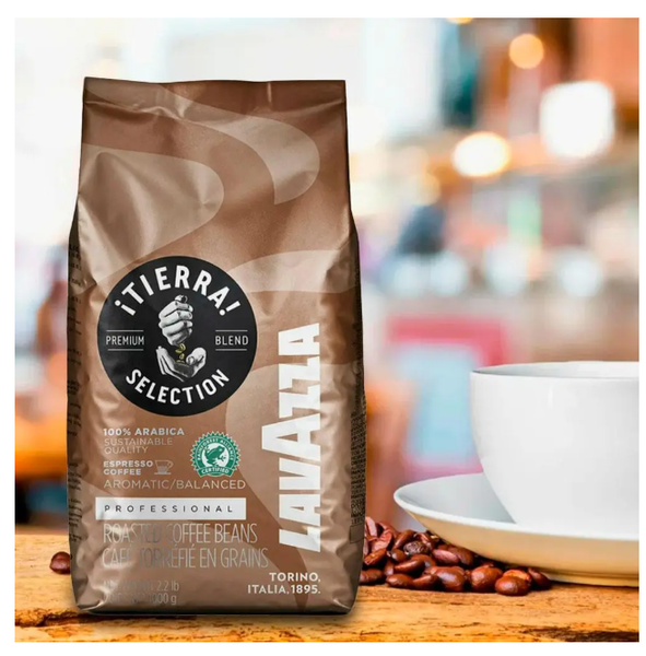 Кофе в зернах Lavazza Tierra 1 кг Зерновой кофе арабика в пачке Лавазза 78ab фото