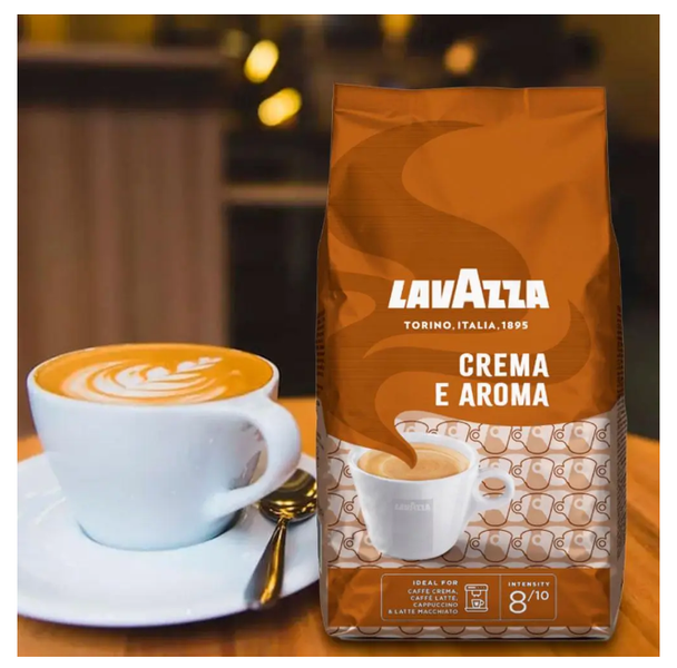Lavazza Crema e Aroma 1 кг. Натуральный зерновой кофе Italia 80ab фото