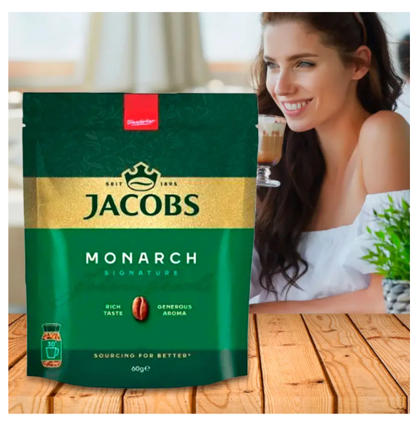 Кофе 60г Jacobs Monarch растворимый сублимированный оригинальный 81ab фото