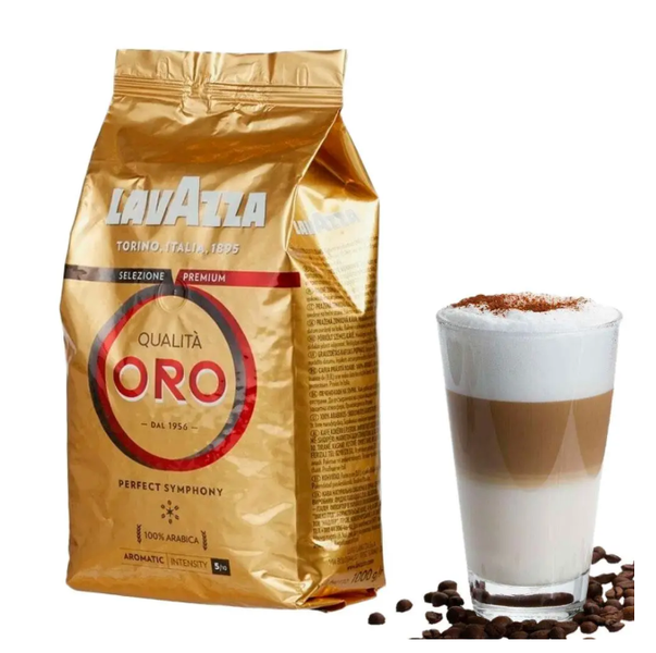 Кофейные наборы кофе в зернах Lavazza Qualitа Oro 1 кг + 1 кг (АКЦИЯ 1+1) 91ab фото
