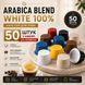 Капсули для кавомашин Nespresso Gusto Espresso Arabica Blend White 100% Arabica, 50 шт kp153 фото 2