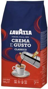 Зернова кава арабіка Lavazza Crema e gusto Classico 1 кг Лавацца Крема Густо Класико 39-3 фото