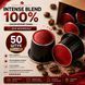 Капсули для кавомашин Nespresso Gusto Espresso Intense Blend Red 100% Arabica, 50 шт- 1 шт kp140 фото 1